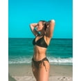 thumbnail image 4 of Hilor Women's Triangle Bikini Sets Sexy Push Up Top Tie Side Bottom Two Piece Swimsuits, 4 of 7