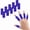 Dark Blue, variant on Jinswick 10-Piece Finger Compression Sleeve Support Set Specialized Finger Protective Sleeves Ideal for Basketball Breathable Stretch Material (Red Yellow Blue, One Size)