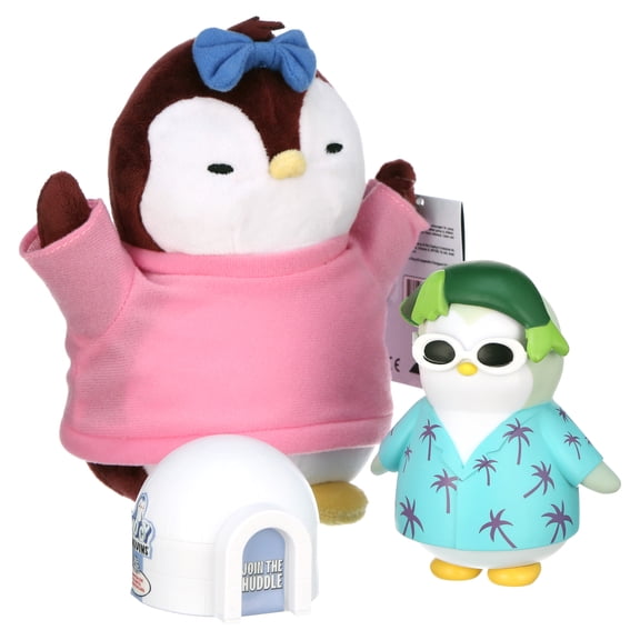 Pudgy Penguins Bundle Including Figure, Collectible Igloo, and Plush Buddie