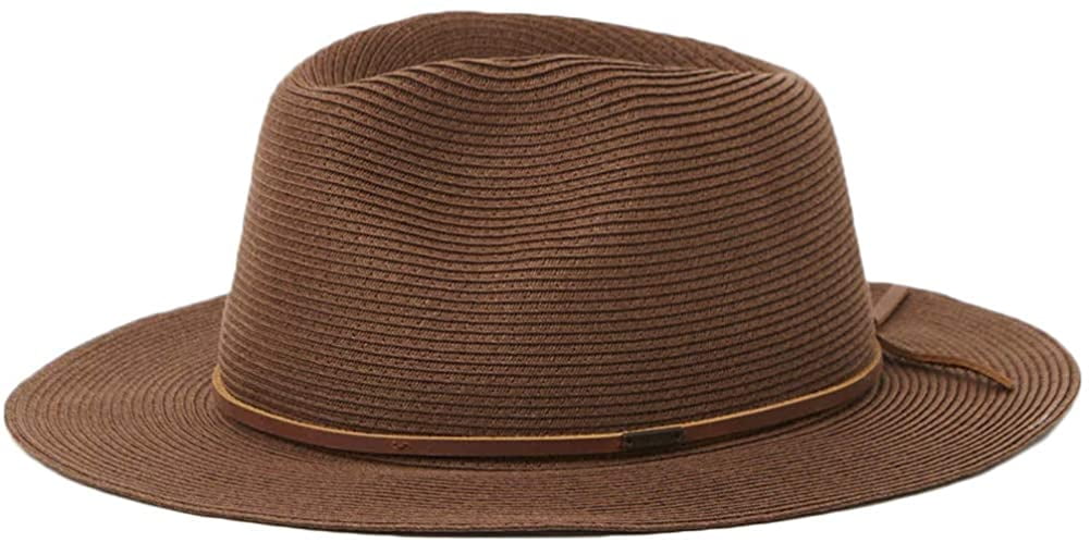 Brixton Men's Wesley Packable Fedora X-Large Tan France Ubuy