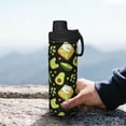 thumbnail image 7 of Yiaed Avocado Toast Print Sports Insulated Kettle Bottle Reusable Stainless Steel Insulated Cup, Outdoor Portable Casual Stainless Steel Insulation Cup, 7 of 7