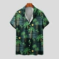 thumbnail image 5 of Txeol Tropical Floral Shirt Men,Men's Hawaiian Shirt for Men Short Sleeve Shirt Collar Beach Floral Summer Casual Button Down T-Shirts, 5 of 5