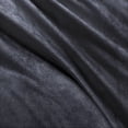 thumbnail image 2 of 3 Pieces Ultra Soft Velvet Duvet Cover Set, Cozy and Warm Bedding Comforter Cover Set, King Size, 1 Duvet Cover with 2 Pillow Shams, Charcoal Gray, 2 of 5