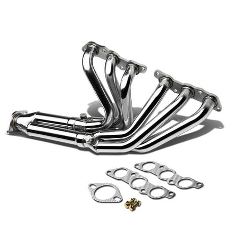 For 1993 to 1998 Supra 6 -2 -1 Design Stainless Steel Exhaust Header Kit - Mk4 NA 3.0L 2JZ -GE 94 95 96