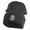 Heather Marled, variant on NPC Meme Face Logo Embroidered Big Size Beanies - Black XL-3XL