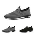 thumbnail image 2 of XIMIN Men's Mesh Knit Slip On Minimalist Wide Toe Loafers Stretch Flat Walking Beach Shoes Breathable Lightweight Casual Slip-Resistant Fashion Sneakers (9.5, Gray), 2 of 8