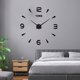 thumbnail image 2 of Reloj de pared minimalista con números 3D modernos, acrílico, 40 x 40 cm, 2 of 2