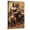 Canvas, variant on Art.com Mary, Christ, St. Anne and the Infant St. John Art Print by Leonardo da Vinci, Brown Frame Wall Art, 32" x 44"
