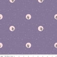 thumbnail image 2 of Riley Blake Halloween Starry Night Witch Moon Lilac Purple Sparkle 100% Cotton Price Per Yard, 2 of 3
