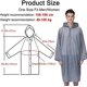thumbnail image 2 of Pack de 2 Ponchos de Lluvia para Adultos Reutilizables, Impermeables para Mujeres Hombres con Capucha, 2 of 2