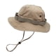 thumbnail image 2 of Sombrero de pescador informal, resistente a las arrugas, extraíble, ligero, de algodón con cordones Caqui, 2 of 9