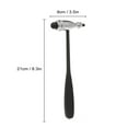 thumbnail image 4 of Dual-Silicone Head Neurological Reflex Hammer with Small and Large Tips for Medical & Home Use - Tendon Percussion Tool for Eliciting Muscle Stretch, Superficial, Cutaneous, Plantar & Abdominal, 4 of 4