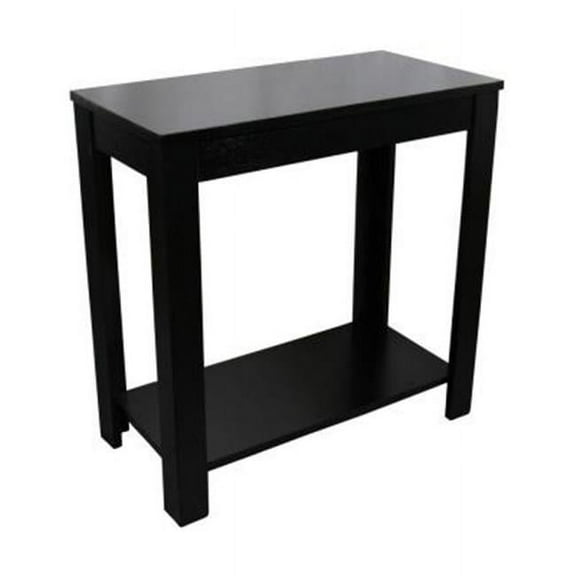24 in. Black Chair side Table