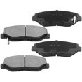 thumbnail image 2 of Afa Motors Front Brake Pads w/Hardware Kits Fits Honda Accord Civic CR-V CR-Z Element FIT Pilot, Acura ILX Ceramic Brake Pads-4 Pack Fits select: 2006 HONDA PILOT EX, 2006-2007 HONDA ACCORD EX, 2 of 5