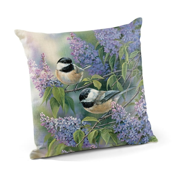 Chickadees & Lilacs