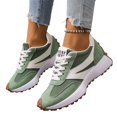 thumbnail image 2 of YOUYEDIAN Sneakers for Women Fashion Lace-up Comfy Versatile Round Toe Breathable Sneakers Casual Outdoor Sport Platform Shoes, 2 of 5