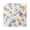 Golden Pointer, variant on 7.78in Square Artistic Wall Clock Dual-Purpose Tabletop & Hanging Decor Silent Non-Ticking Clocks for Home Office Colored Outline Flower