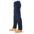thumbnail image 2 of Men's Smith's Workwear Stretch Fleece-Lined Canvas Cargo Pant Color: Dark Navy Size: 38X34, 2 of 5