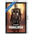 thumbnail image 3 of Star Wars: The Mandalorian - Mandalorian Wall Poster, 14.725" x 22.375", Framed, 3 of 3
