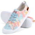 thumbnail image 4 of JENN ARDOR Womens Canvas Shoes Low Tops Lace up Fashion Sneakers Comfort Flat Shoe, 4 of 8