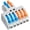 10PCS 2 in 6 out, variant on CATPAN 10PCS Lever Wire Connectors, Quick Wiring Cable Connectors, Compact Push-in Conductor Terminal Block,For any combination of solid, stranded and flexible copper wires(10PCS 2 in 4 Out)