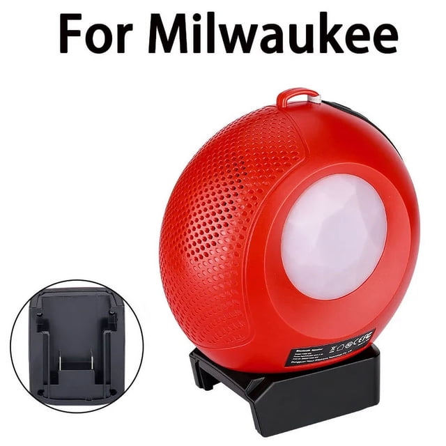 Altavoz Bluetooth Inalámbrico Reproductor Estéreo Altavoz para Makita/Dewalt/Milwaukee/Bosch/Ryobi/Craftsman Batería Li-ion de 18V 20V