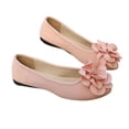 thumbnail image 5 of Miluxas Women Flower Flats Comfort Pointed Toe Dress Shoes Pink 6.5(38), 5 of 9