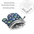 thumbnail image 6 of Balery Colorful Cartoon Shark Pattern Oven Mitts and Pot Holders 4 pcs Set, Kitchen Oven Glove High Heat Resistant 500℉ Oven Mitts with Non-Slip Silicone Surface, 6 of 6