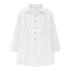 thumbnail image 5 of Vestidos Casuales Para Mujer, Blusas De Mujer De Moda Moda de verano para mujer, cuello en V, manga tres cuartos, color liso, 5 of 8
