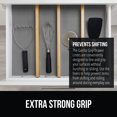thumbnail image 3 of GORILLA GRIP Drawer Shelf Liner, Non-Adhesive Liners for Kitchen Pantry Cabinets, Easy Install, 12"x30', Gray, 3 of 9