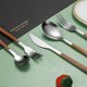 thumbnail image 3 of Juego de cubiertos de acero inoxidable, vajilla, cubiertos, juego de cubiertos, juegos de utensilios de 5 piezas para cocina, 3 of 5