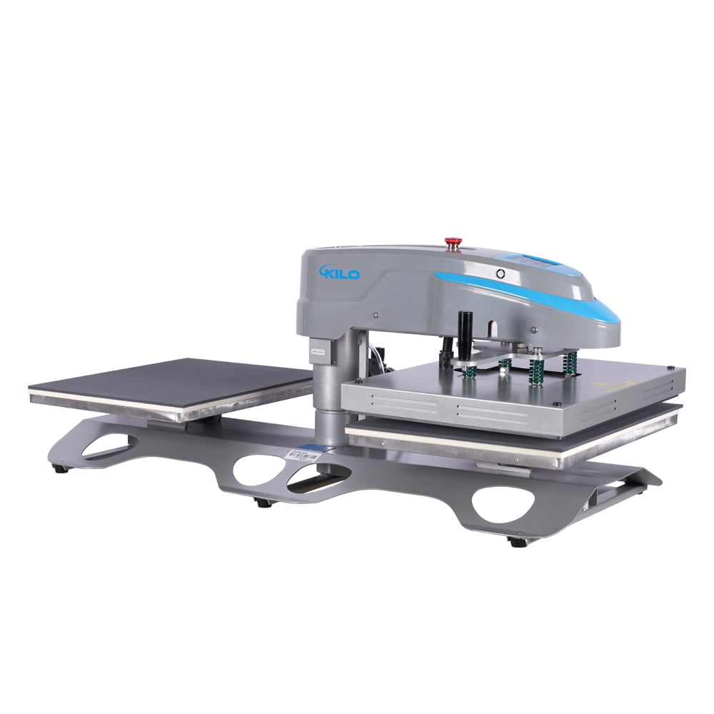 Xmatch Commercial Grade Pneumatic Heat Press Machine, Dual Platen Sliding Swivel Head, 16x20", Adjustable Temperature & Pressure, for Industrial Use