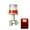 Red, variant on Solar-Powered Signal Light Strobe Warning Light for Road Construction Traffic Dock Marine