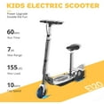 thumbnail image 5 of Maxtra E120 Electric Scooter with Removable Seat, Adjustable Height for Kids Ages 6-12, 60 Mins Long Battery Life, 5 of 12