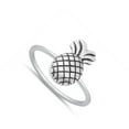 thumbnail image 4 of Oxidized Pineapple Ring .925 Solid Sterling Silver Band Jewelry Female Male Unisex Size 6, 4 of 4