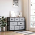 thumbnail image 2 of HOMCOM Commode pour Chambre avec 8 Tiroirs, Commode en Tissu à 3 Niveaux, 2 of 9