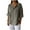 Beige, variant on Ruimatai Women's V-Neck 3/4 Sleeve Button Up Shirt Loose Fit Cotton Linen Blend Top Comfortable Casual Blouse Solid Color Tunic