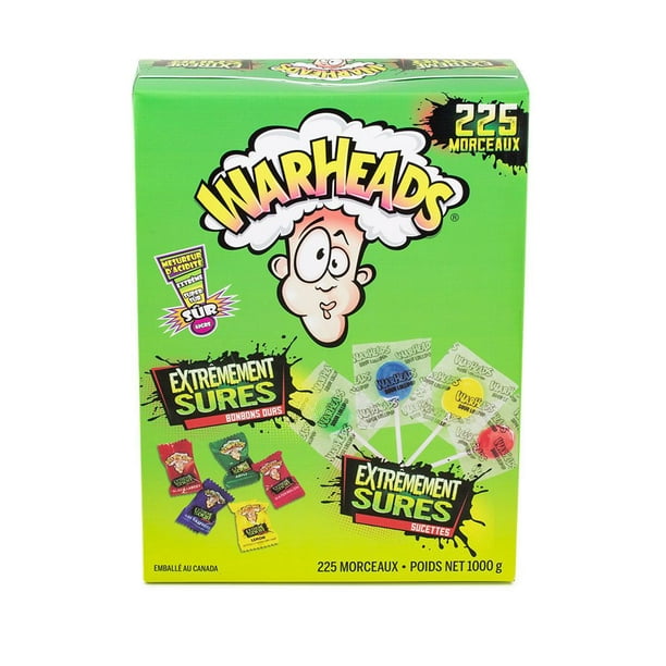 Warheads Extreme Sour Hard Candy & Lollipops 