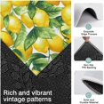 thumbnail image 3 of Yellow Lemon Fruit Leaves White Pattern Kitchen Rugs Sets Of 3,Kitchen Runner Rugs Non Skid Washable,Decorative Kitchen Floor Mats for Kitchen,Sink,Laundry,17"x30"+ 17"x47" + 17"x59", 3 of 6