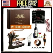 Wine Opener Aerator Rabbit Corkscrew Lever Bottle Accessories wood box gift set