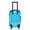 Blue, variant on Sioweci Kids Mini Luggage Toy with Retractable Handle Large Capacity Transparent 4 Spinner Wheels Cosmetics Snacks Storage Doll Travel Rolling Suitcase Blue