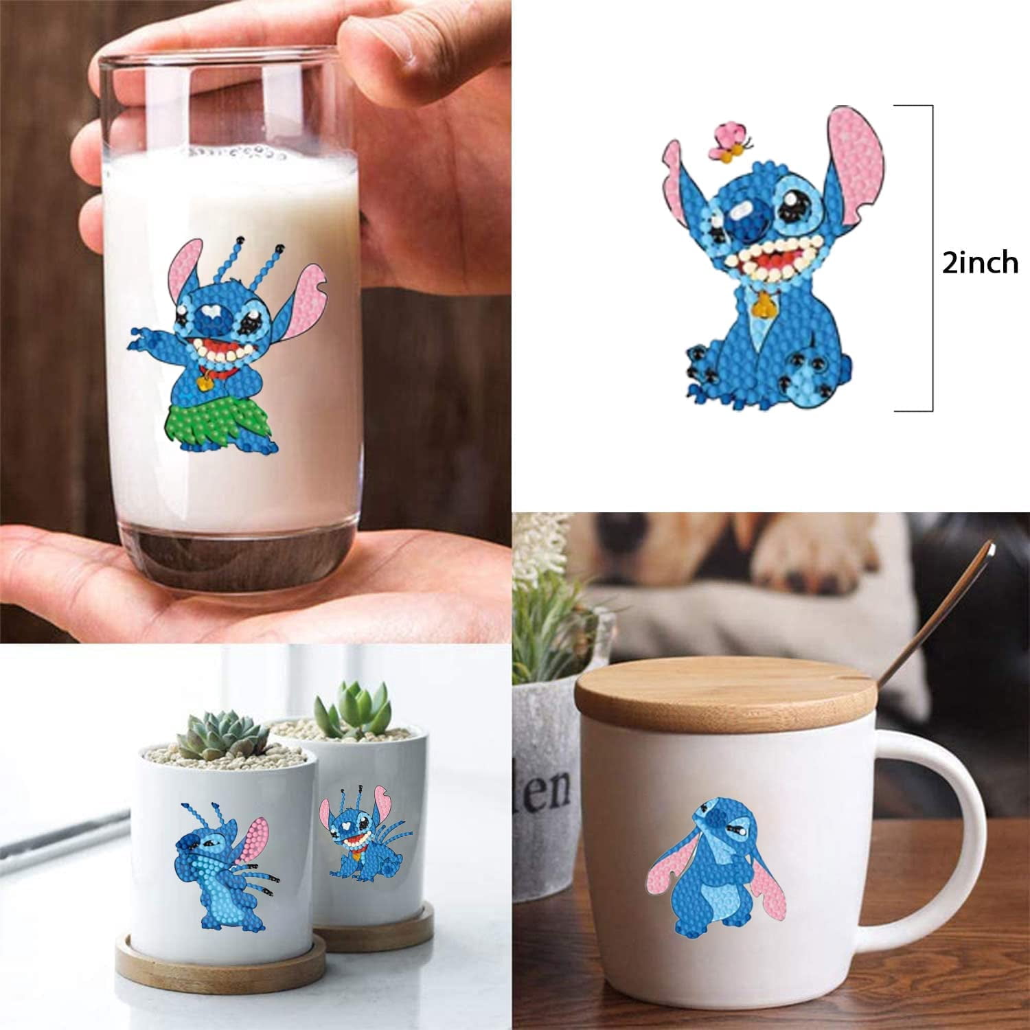 Kits de pegatinas de pintura de diamante 5D, puntadas para niños, artes y manualidades para niños de 6 a 12 años, fáciles de hacer, pegatinas de mosaico de diamantes creativas, manualidades por