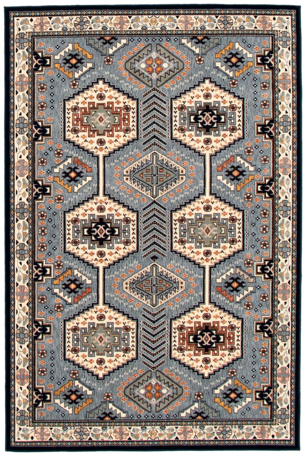 ECARPET Qashqai Aqua Rug