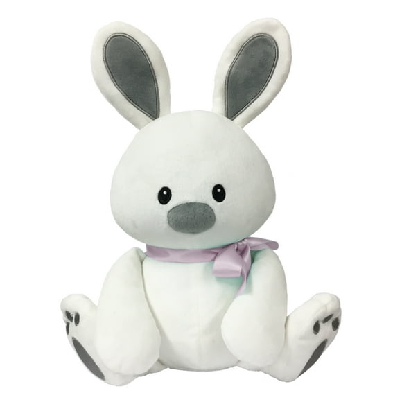 Sweet Dreams Furry Friends Cloud Bunny with Pink Ribbon