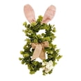 thumbnail image 2 of Klon Easter Bunny Wreath Floral For Front Door Wall Hanging Festive, 2 of 5