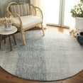 thumbnail image 2 of SAFAVIEH Metro Lennard Distressed Area Rug, Gray/Blue, 6' x 6' Round, 2 of 10