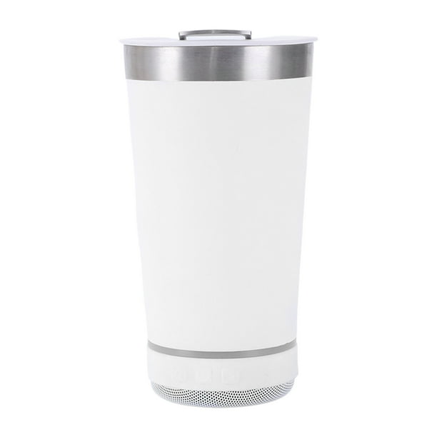 Pisexur Batería de cocina Altavoz Bluetooth de 16 oz, vaso de acero inoxidable con aislamiento para la cocina del hogar