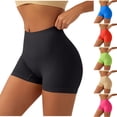 thumbnail image 5 of cocolona Womens Yoga Shorts for Women Sexy Solid Color Seamless Biker Shorts Summer Athletic Workout Running Lift The Hip Shorts, 5 of 8