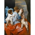 thumbnail image 2 of Anthony van Dyck 19x24 Black Ornate Framed Double Matted Museum Art Print Titled: Charity, 2 of 5