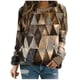 thumbnail image 1 of Sudadera Para Mujer Sudaderas de Cuello Redondo Estampado de Moda Manga Larga Cómoda Transpirable Sudadera de Cuello Redondo Odeerbi  ODB131791, 1 of 5
